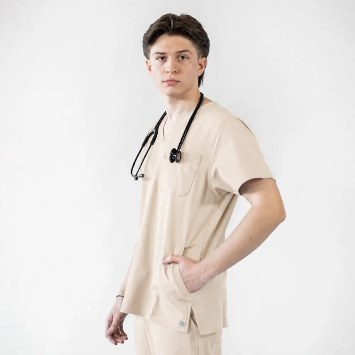 Costum medical Lotus Flex, stretch, bej, RTS-NP23 RTS-SP3 - imagine 3