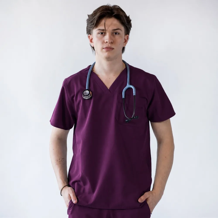 Costum medical Lotus Flex, stretch, wine, RTS-NP23 RTS-SP3 - imagine 2